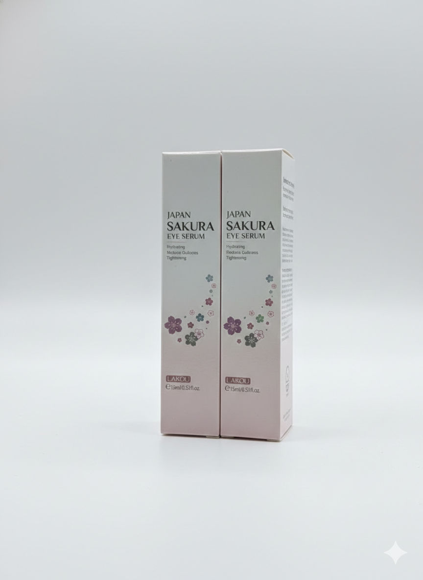 Laikou Sakura Eye Serum: Natural Brightening