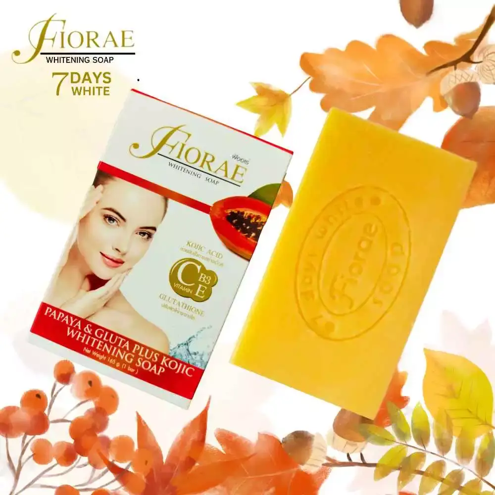 Fiorae Whitening Soap with Papaya and Gluta Kojic (165g)
